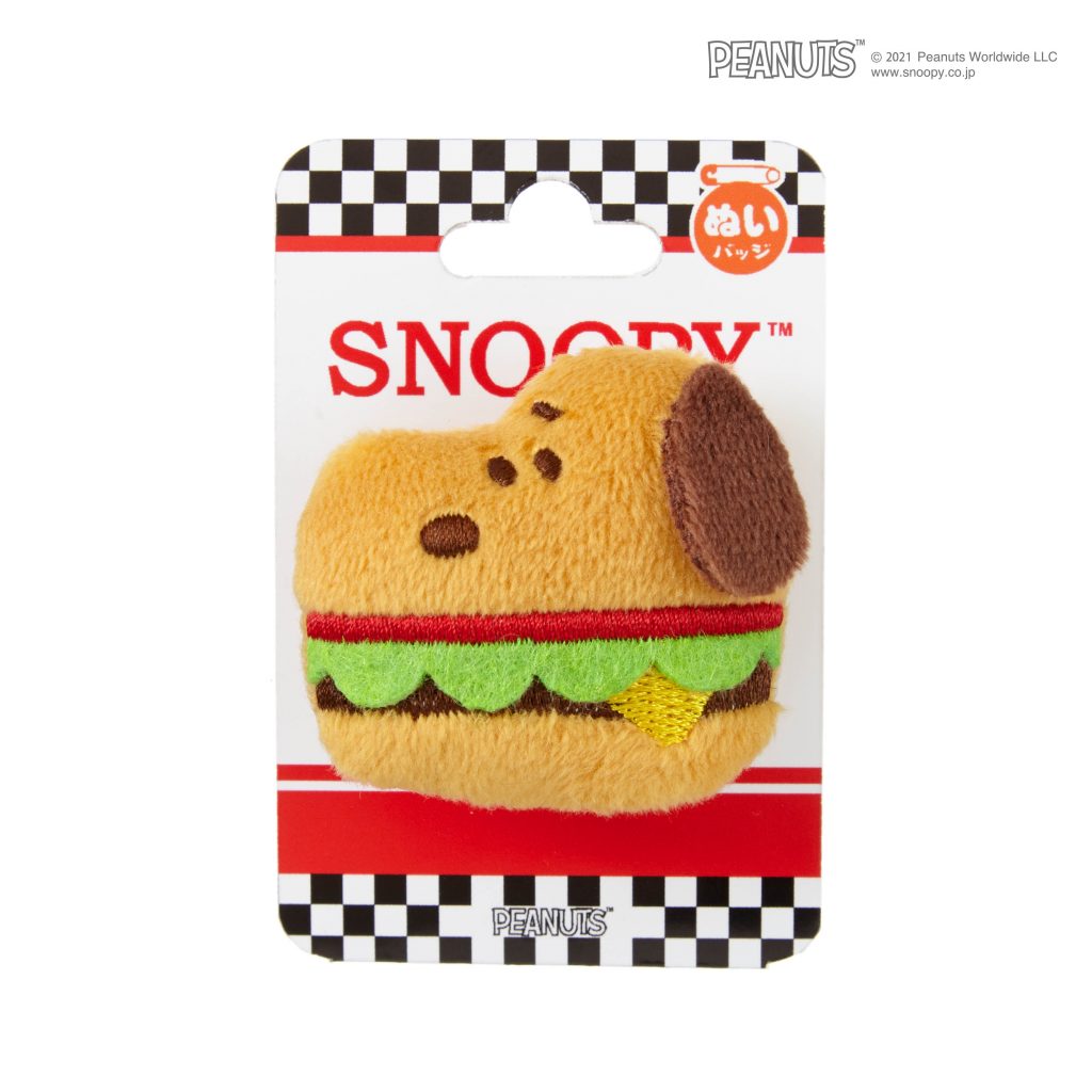 Peanuts スヌーピー ポップコーン ハンバーガー ぬいバッジ キーチェーンマスコット ぬいぐるみのセキグチ Peanuts スヌーピー ポップコーン ハンバーガー ぬいバッジ キーチェーンマスコット ぬいぐるみのセキグチ