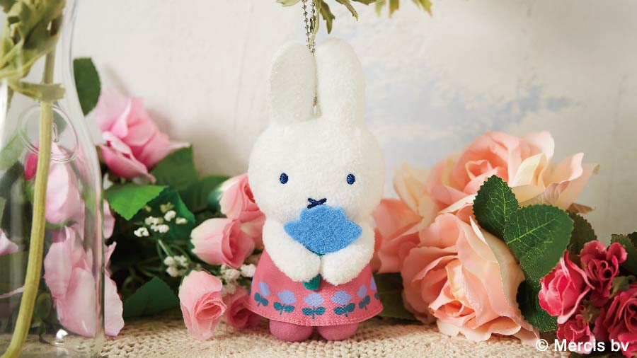ディック・ブルーナ】MIFFY and ROSE ぬいぐるみ/マスコットキー 